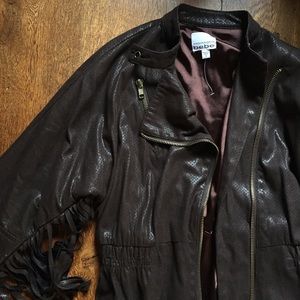 Bebe Kardashians Fringe Jacket